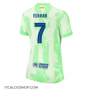 Barcelona Ferran Torres #7 Terza Maglia Femmina 2024-25 Manica Corta